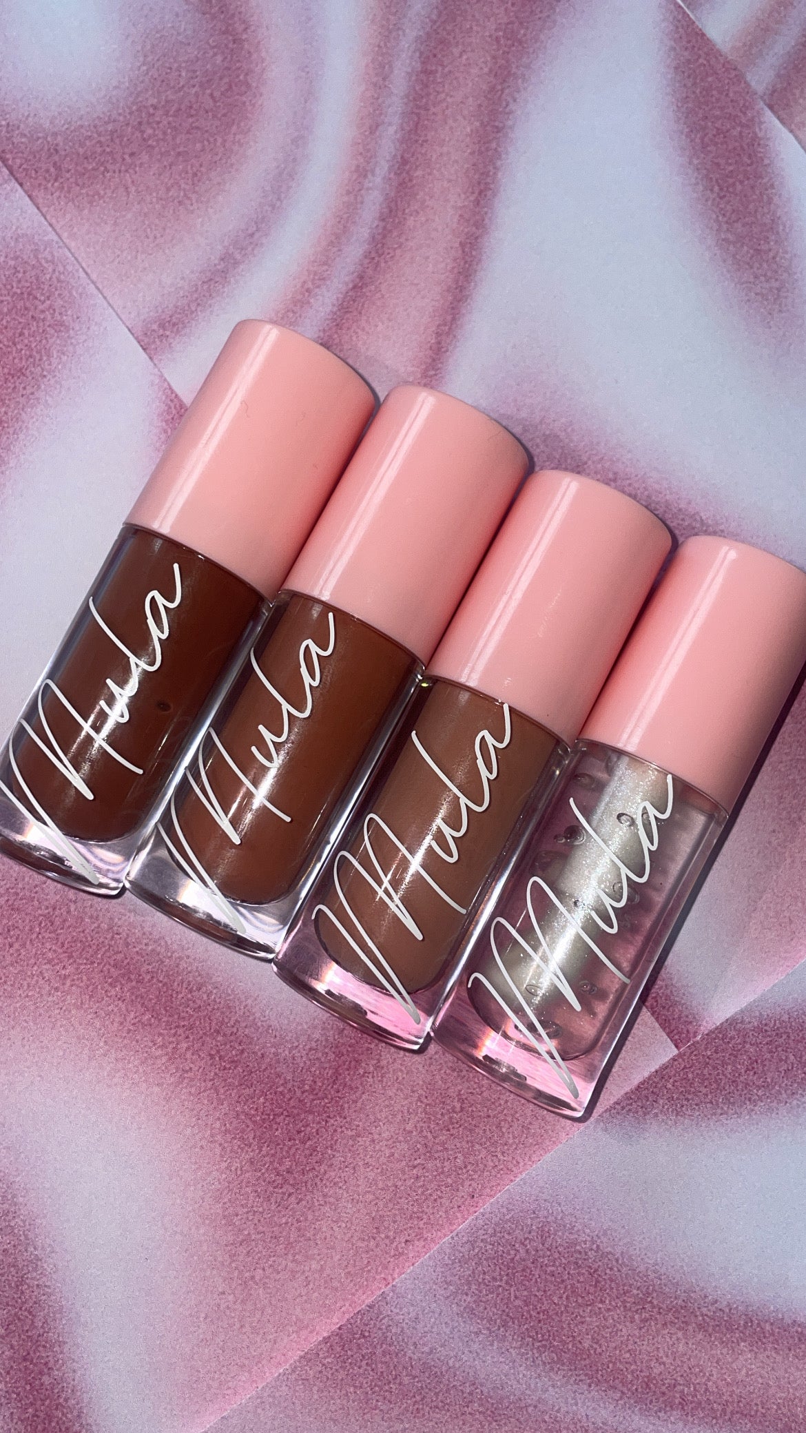 THE NUDE LOUNGE BROWN LIP GLOSS BUNDLE