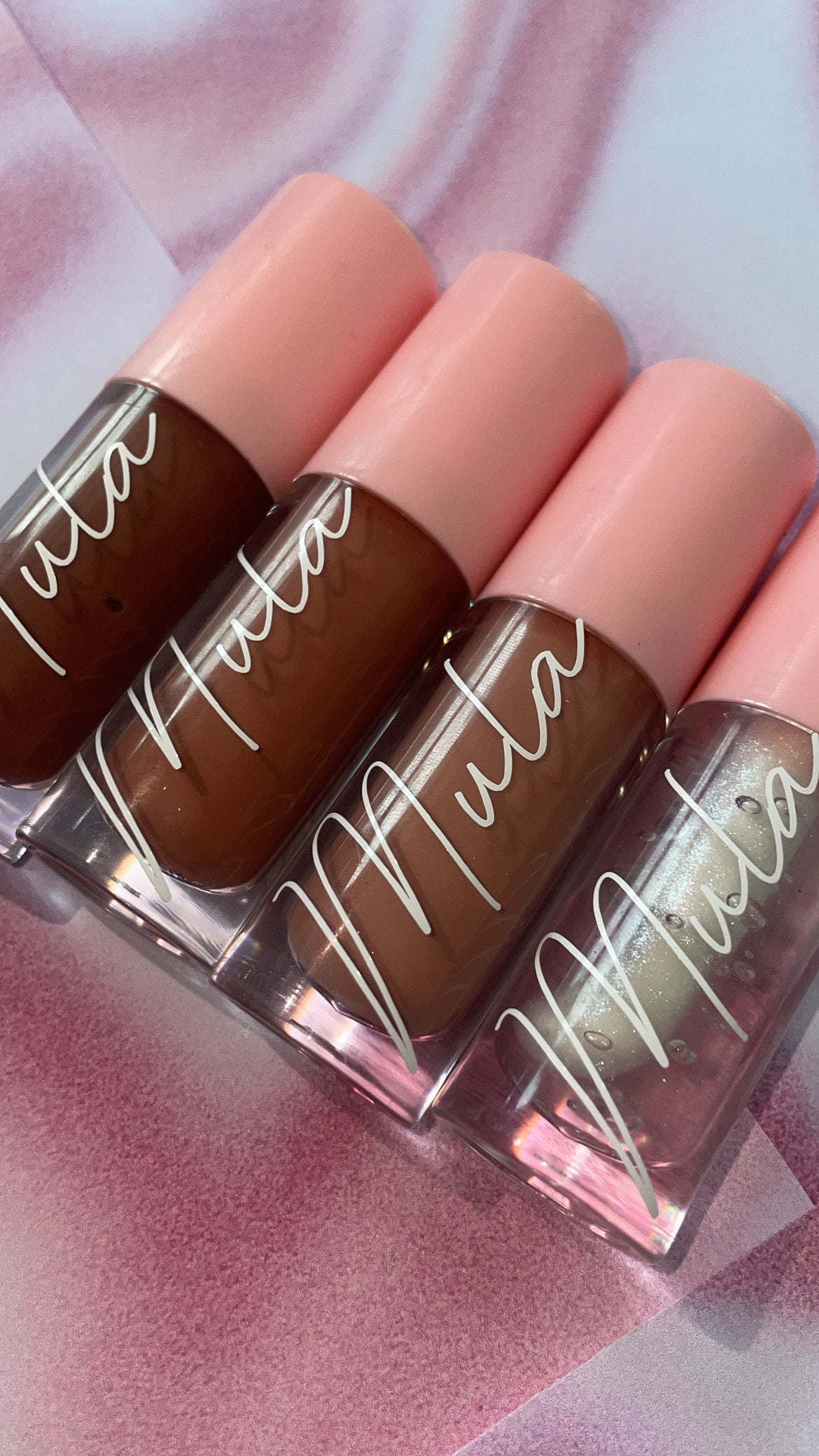 THE NUDE LOUNGE BROWN LIP GLOSS BUNDLE