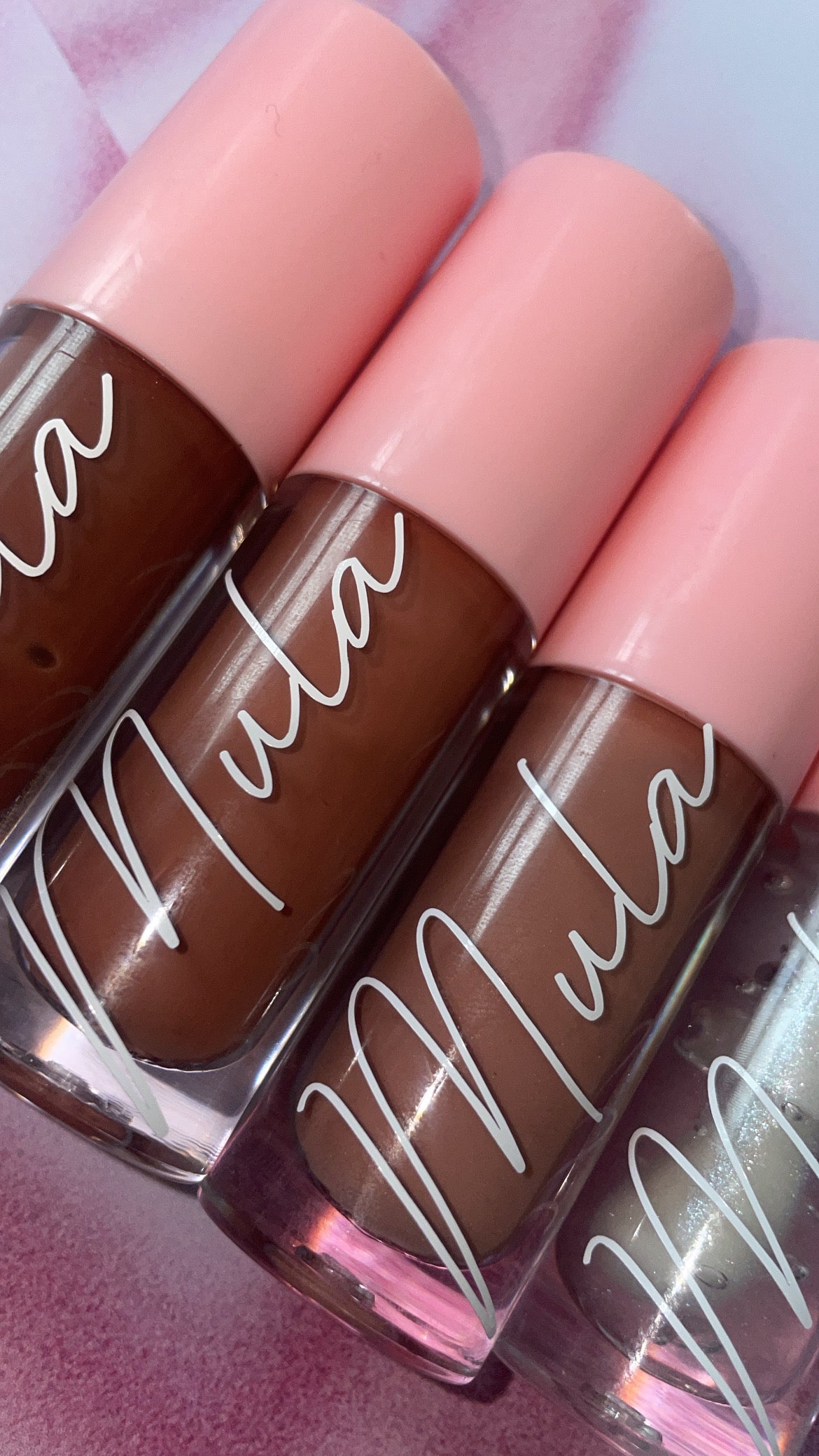 THE NUDE LOUNGE BROWN LIP GLOSS BUNDLE