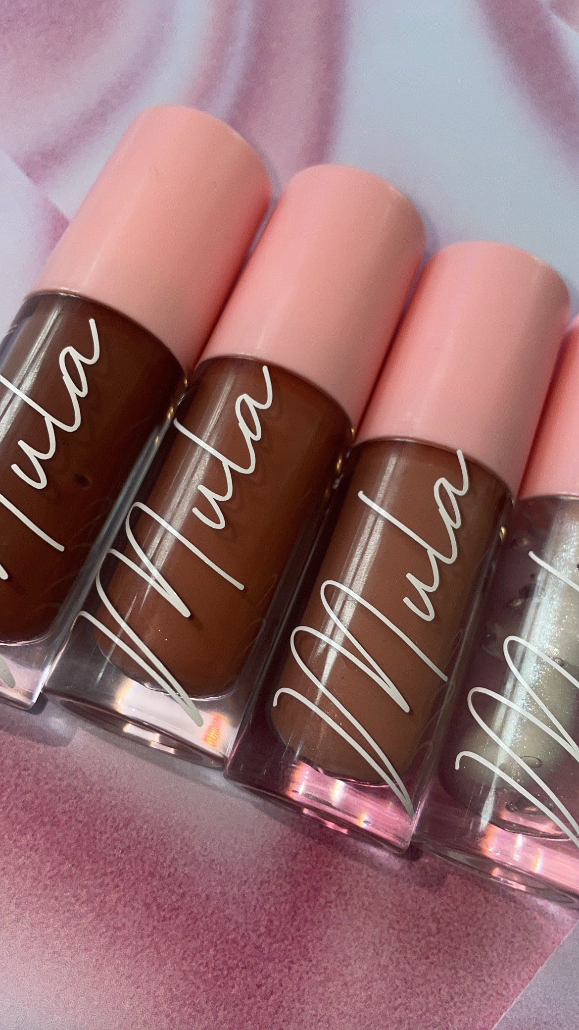 THE NUDE LOUNGE BROWN LIP GLOSS BUNDLE