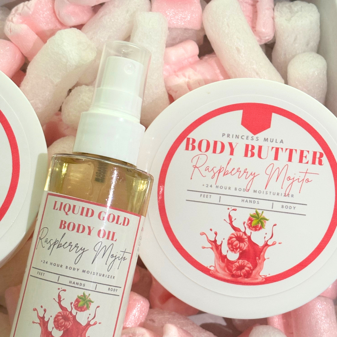 RASPBERRY COCKTAIL SCENTED BODY CARE GIFT SET