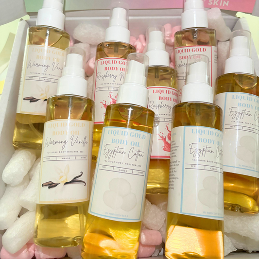 LIQUID GOLD BODY OIL FULL COLLECTION BUNDLE