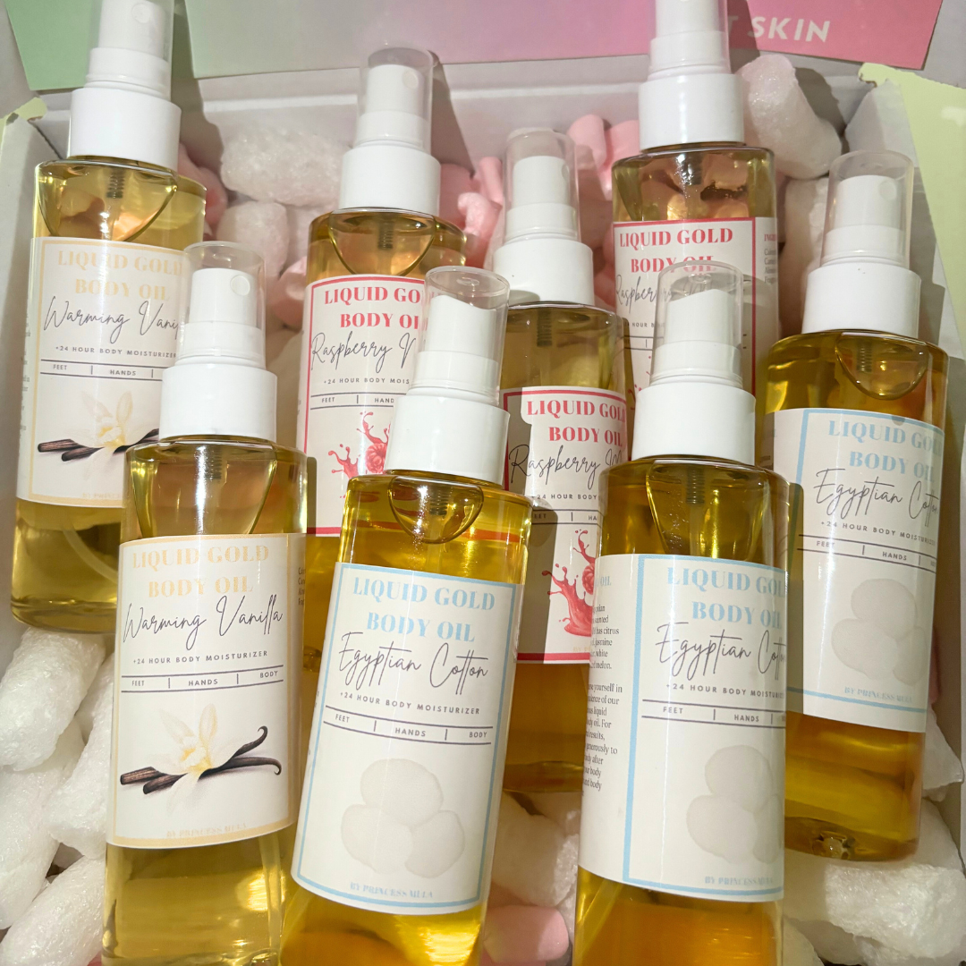 LIQUID GOLD BODY OIL FULL COLLECTION BUNDLE